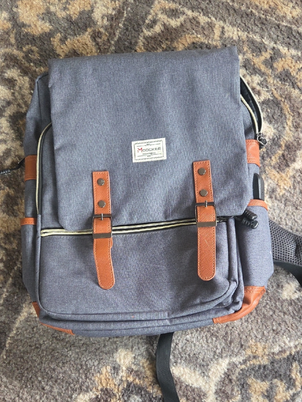 Eco-Friendly Laptop Backpack for Women Men,Travel Backpacks with USB - Picture 6 of 11